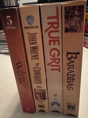 John Wayne VHS movies - DVD Box Set - Barabbas